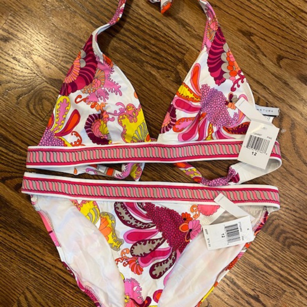 TRINA TURK BATHING SUIT AND MATCHING PANT